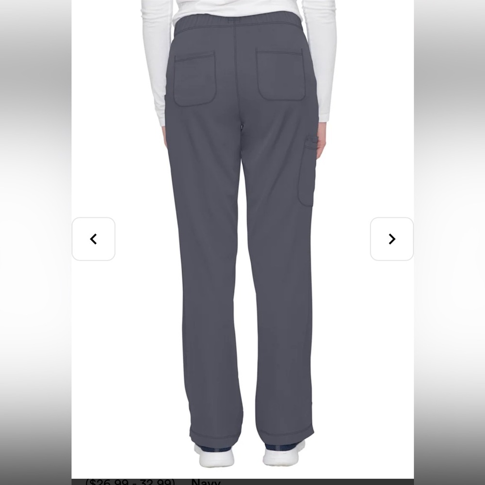BNWT! Monica Scrub Pants  by Healing Hands/Medium Tall in the color Pewter